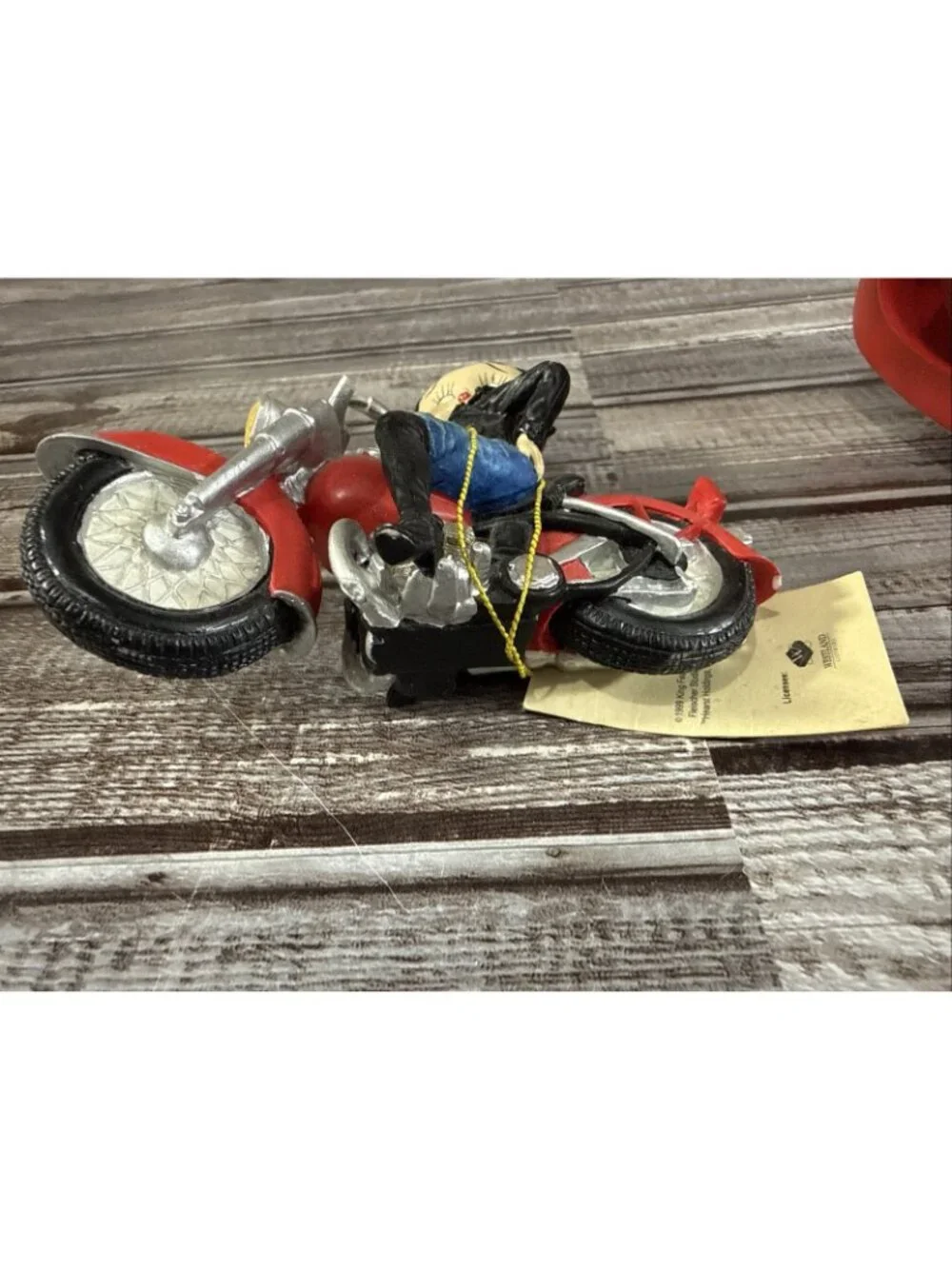 Betty Boop Easy Rider On A Motorcycle & TV Snowball